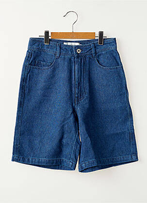 Short tissage denim taille normale bleu THINKING MU femme