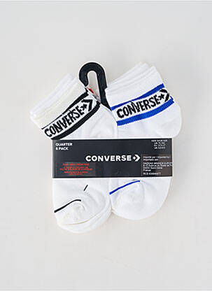 Chaussettes stretch blanc CONVERSE enfant