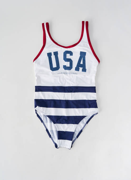 Maillot de bain 1 pièce bleu BANANA MOON fille