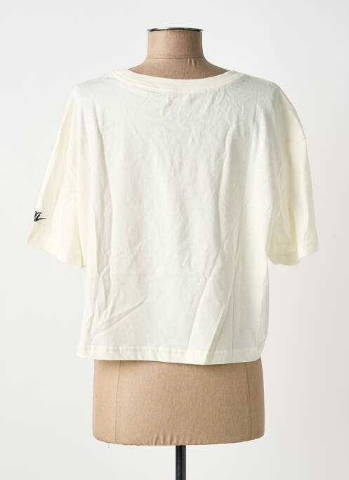 T-shirt beige NIKE femme