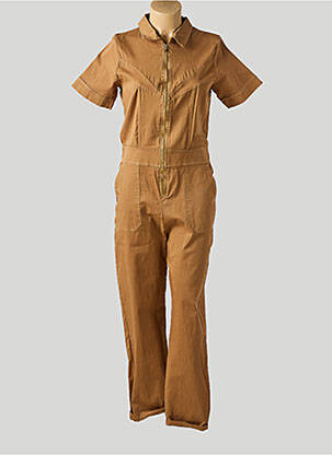 Combi-pantalon manches courtes manches courtes marron PAKO LITTO femme
