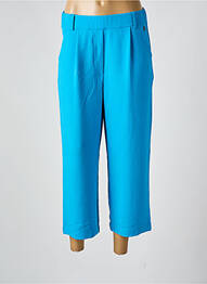 Pantalon 7/8 stretch taille normale bleu PAKO LITTO femme