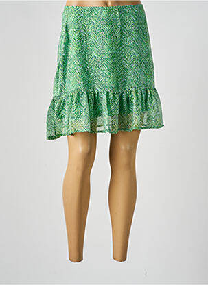 Jupe courte doublure vert ONLY femme