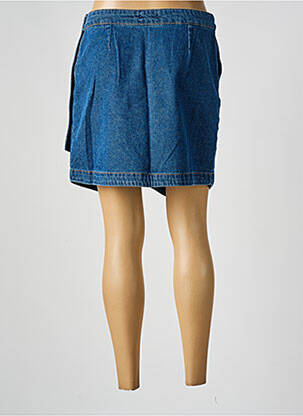Jupe courte poches bleu KANOPE femme