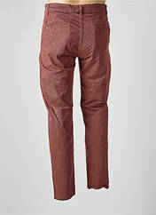 Pantalon chino marron RECYCLED ART WORLD pour homme seconde vue