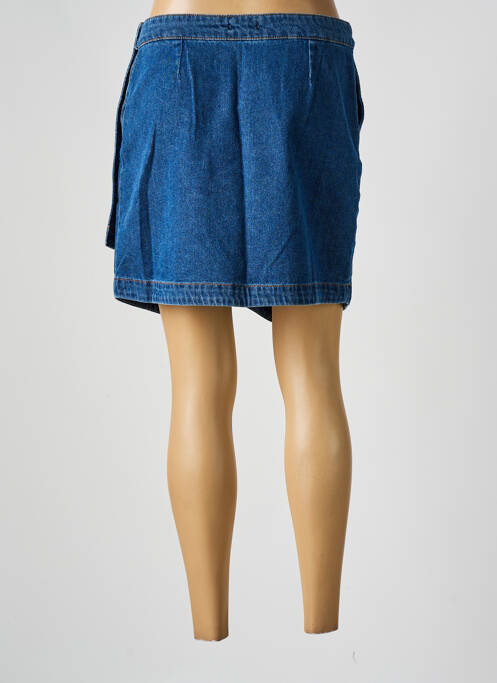 Jupe courte poches bleu KANOPE femme