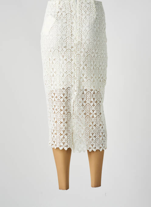 Jupe longue blanc LA PETITE ETOILE pour femme