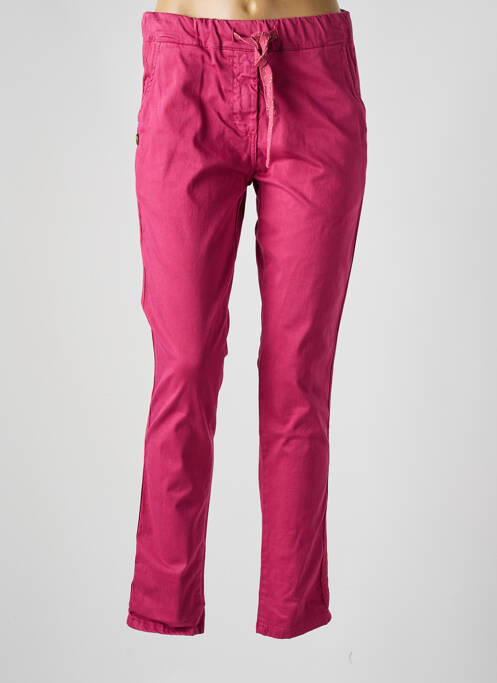 Pantalon chino rose PAKO LITTO pour femme