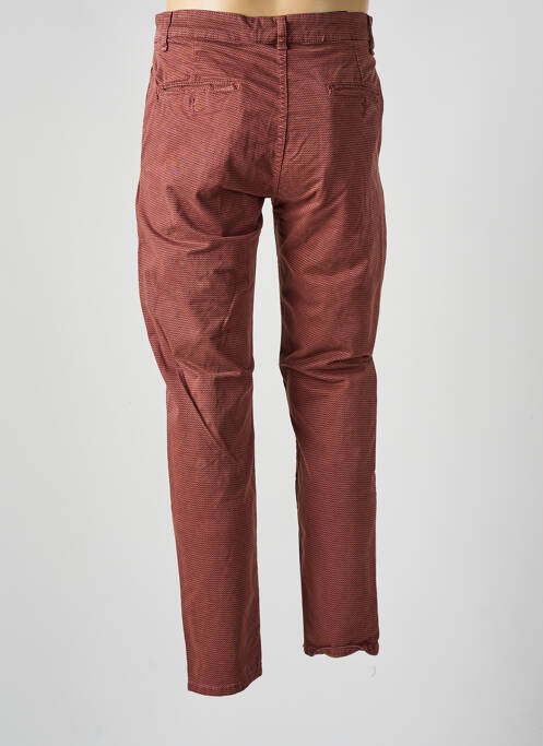Pantalon chino marron RECYCLED ART WORLD pour homme