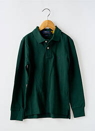 Polo manches longues manches longues vert RALPH LAUREN garcon