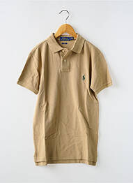 Polo coupe droite manches courtes beige RALPH LAUREN garcon