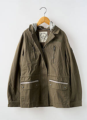Parka sans capuche vert IKKS fille