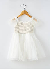 Robe mi-longue blanc TAPE À L'OEIL pour fille seconde vue