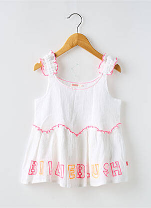 Top blanc BILLIEBLUSH pour fille