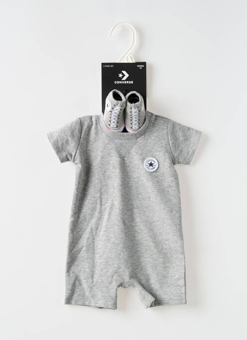 Barboteuse gris CONVERSE pour garçon