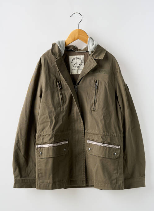 Parka vert IKKS pour fille