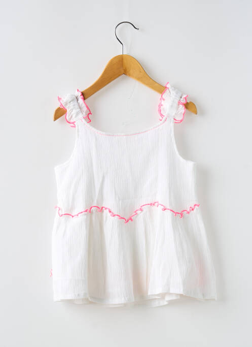 Top blanc BILLIEBLUSH pour fille