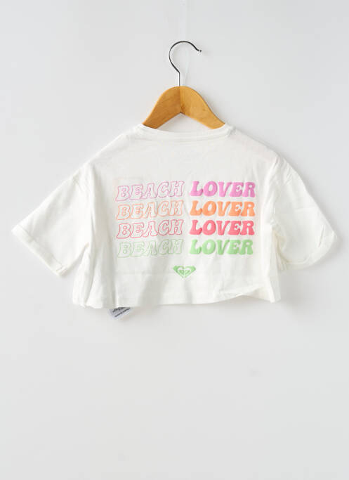 T-shirt blanc ROXY pour fille