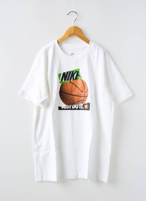 T-shirt blanc NIKE pour garçon