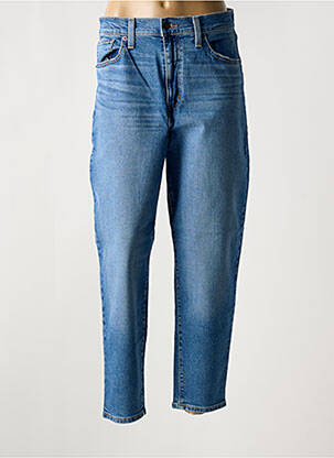 Jean coupe mom tissage brut taille normale bleu LEVIS femme