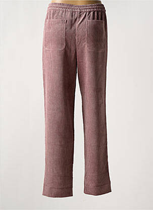 Pantalon droit stretch taille normale violet ESSENTIEL femme