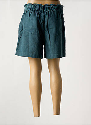 Short tissage denim taille normale vert PETITE MENDIGOTE femme