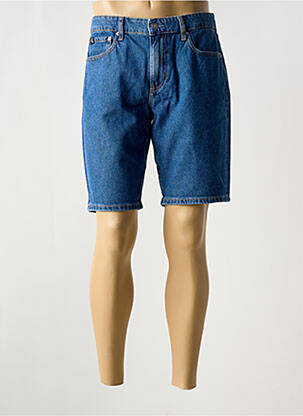 Bermuda tissage denim taille normale bleu CALVIN KLEIN homme