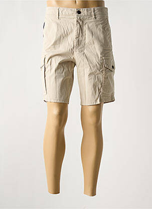 Bermuda stretch taille normale beige HUGO BOSS homme