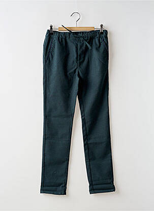 Pantalon slim tissage popeline vert TAPE À L'OEIL fille