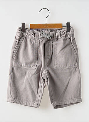 Bermuda taille élastique taille élastique gris TAPE À L'OEIL garcon