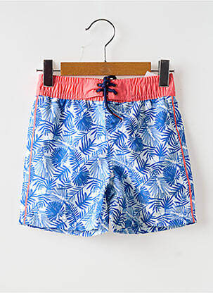 Short de bain tissage popeline bleu VERTBAUDET garcon