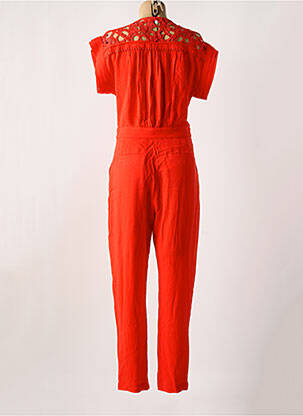 Combi-pantalon manches courtes manches courtes rouge SUNCOO femme
