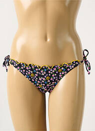 Bas de maillot de bain imprimé fantaisie bikini noir BANANA MOON femme