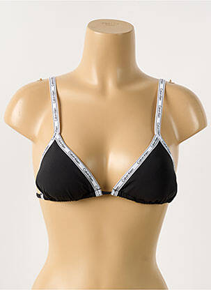 Haut de maillot de bain stretch haut soutien-gorge moulé noir CALVIN KLEIN femme
