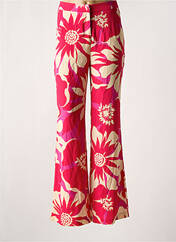 Pantalon flare rose MORGAN pour femme seconde vue