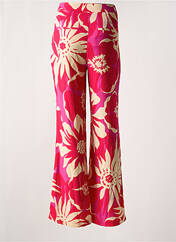 Pantalon flare rose MORGAN pour femme seconde vue