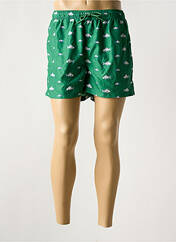 Short de bain vert SELECTED pour homme seconde vue