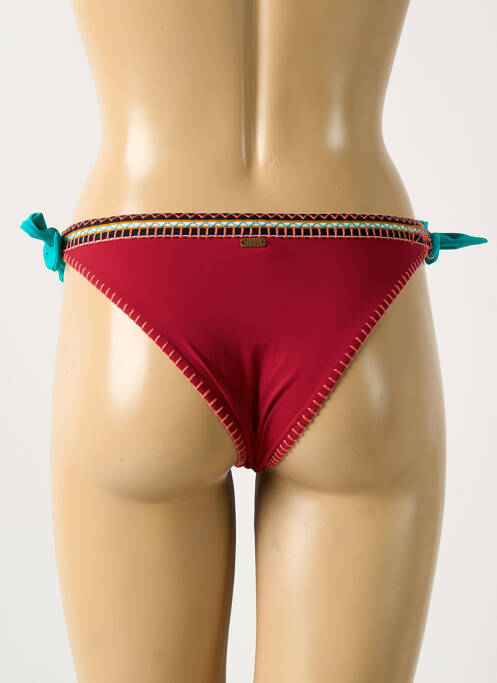 Bas de maillot de bain stretch bikini rouge BANANA MOON femme