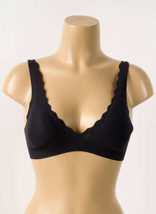 Soutien-gorge sans armature haut soutien-gorge push-up noir SLOGGI femme