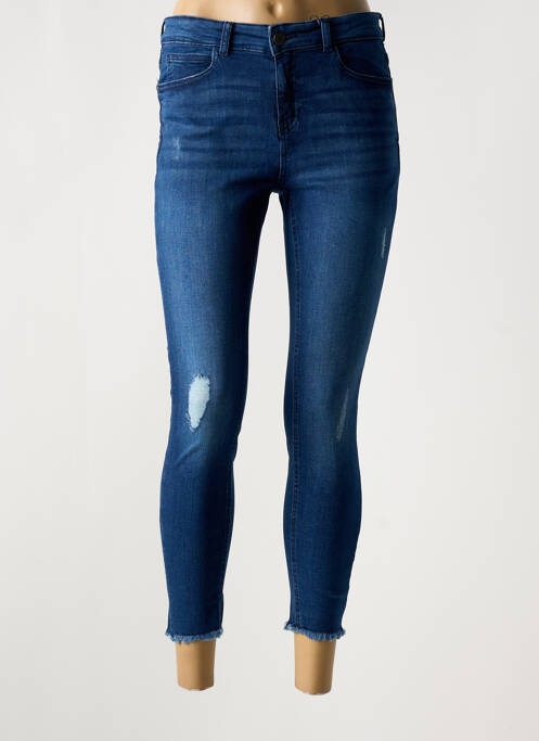 Jeans coupe slim bleu NOISY MAY pour femme