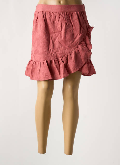 Jupe courte rouge SEE U SOON pour femme