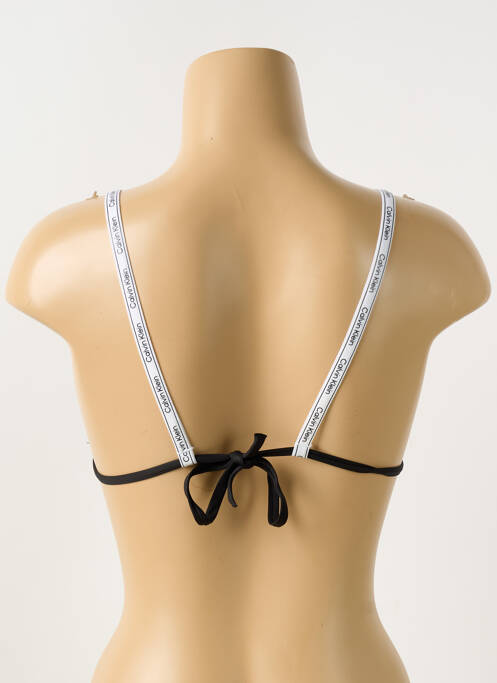 Haut de maillot de bain noir CALVIN KLEIN femme
