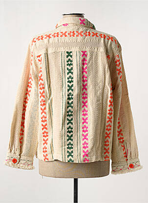 Veste casual coupe droite beige WILD femme