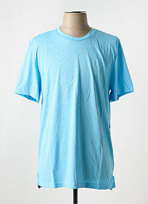 T-shirt coupe cintrée manches courtes bleu NIKE homme