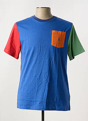T-shirt stretch manches courtes bleu RALPH LAUREN garçon