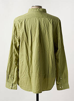 Chemise manches longues coupe droite vert KNOWLEDGE COTTON APPAREL homme