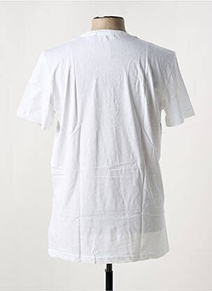 T-shirt broderie manches courtes blanc CALVIN KLEIN homme