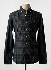 Chemise manches longues bleu FARAH pour homme seconde vue