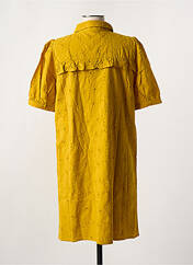 Robe mi-longue jaune PIECES pour femme seconde vue