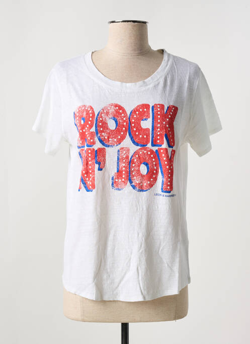 T-shirt blanc LEON & HARPER pour femme